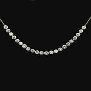 5.20 CTW Round Drilled Lab-Grown Diamond Strand Necklace (22pcs) – Invisible Set